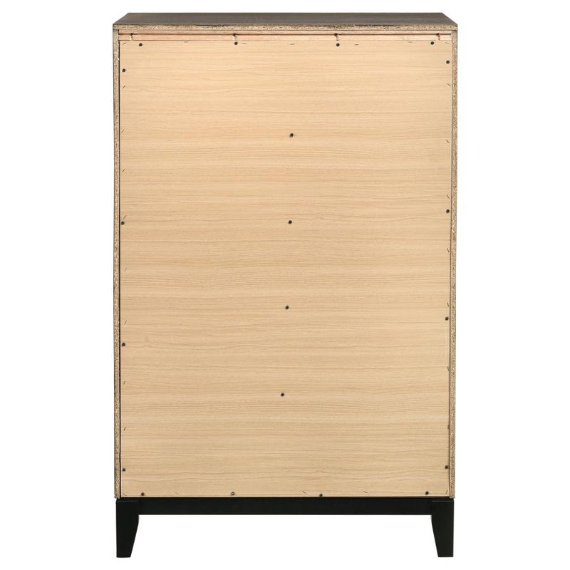 Watson 5-drawer Bedroom Chest Grey Oak-zoom-