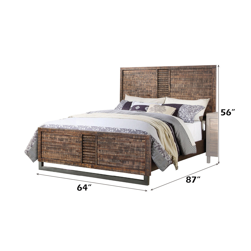 ACME Andria Bed – side view – Lusso Furniture Miami