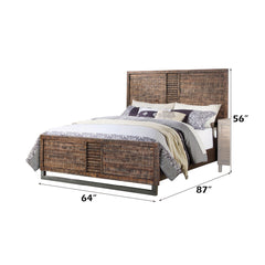 ACME Andria Bed – side view – Lusso Furniture Miami
