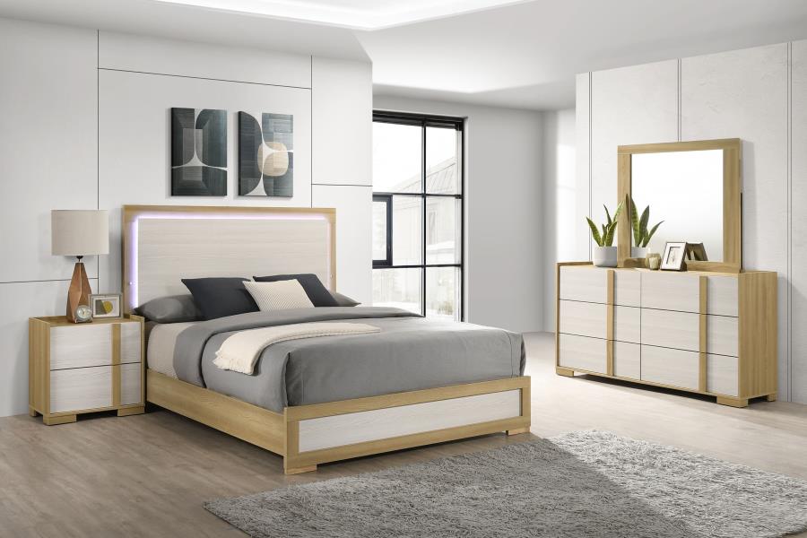Hyland 4-piece Queen Bedroom Set Natural-zoom-1