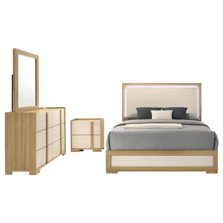 Hyland 4-piece Queen Bedroom Set Natural-2