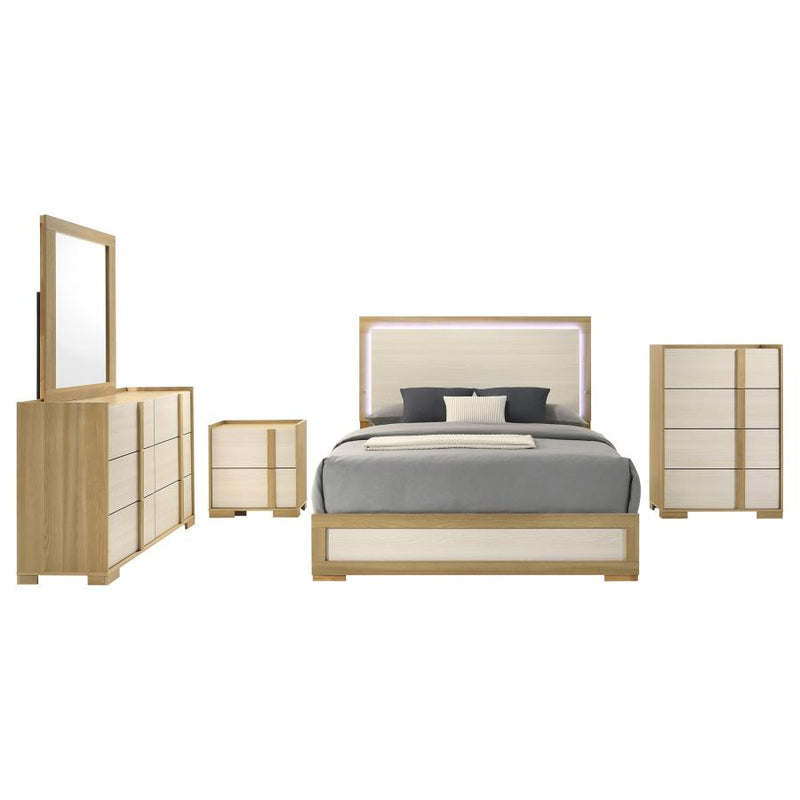 Hyland 5-piece Queen Bedroom Set Natural-zoom-