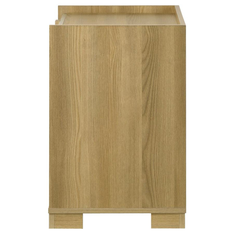 Hyland 2-drawer Nightstand Bedside Table Natural-zoom-
