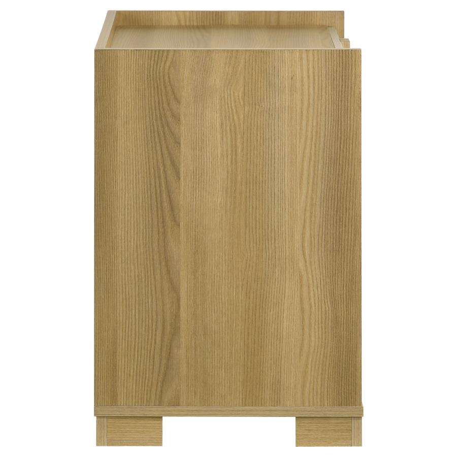 Hyland 2-drawer Nightstand Bedside Table Natural-8