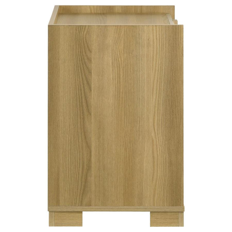 Hyland 2-drawer Nightstand Bedside Table Natural-zoom-