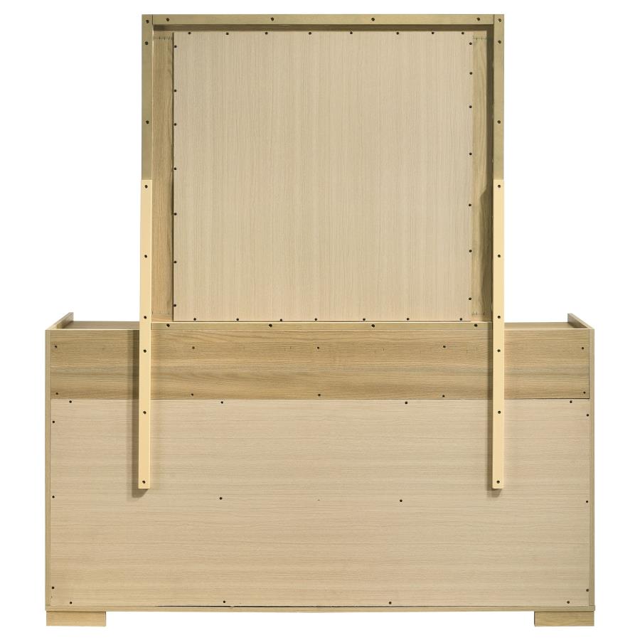 Hyland 6-drawer Dresser with Mirror Natural-6