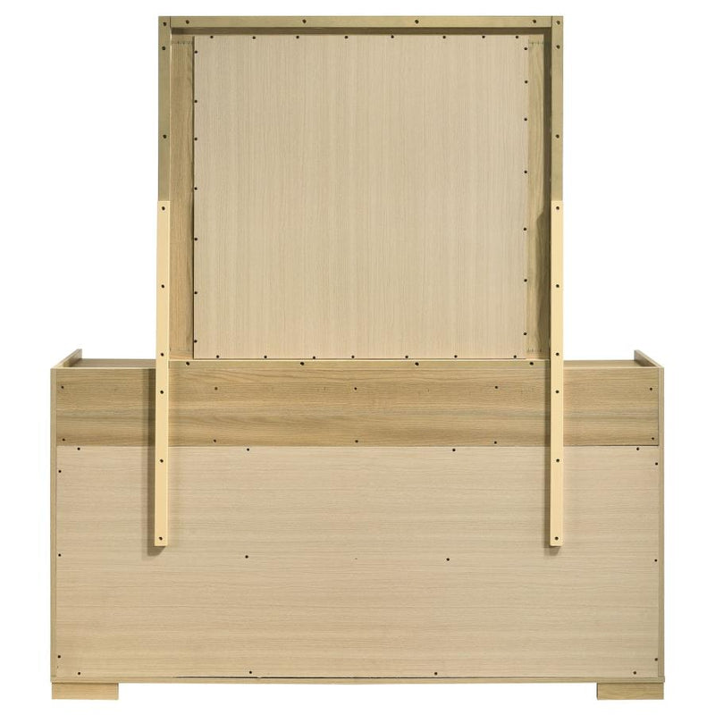 Hyland 6-drawer Dresser with Mirror Natural-zoom-