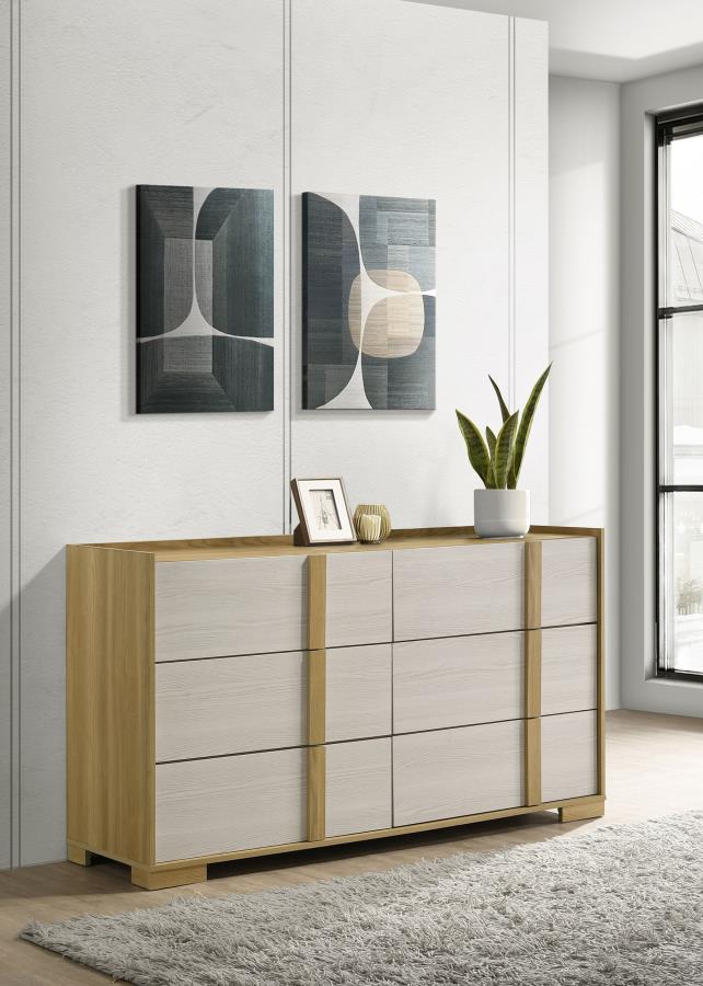 Hyland 6-drawer Dresser Natural-zoom-