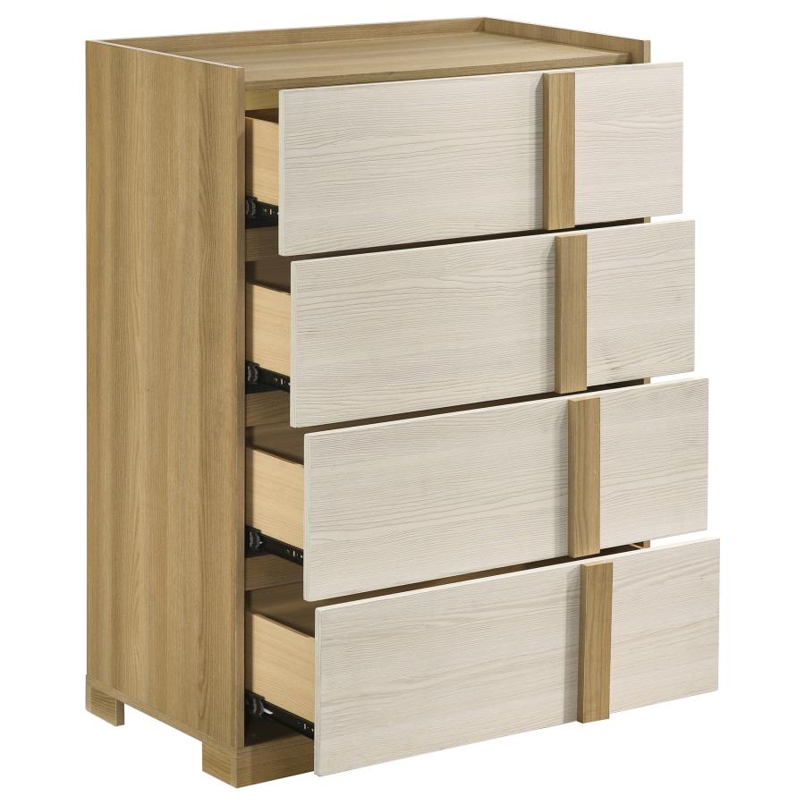 Hyland 4-drawer Chest of Drawers Natural-9