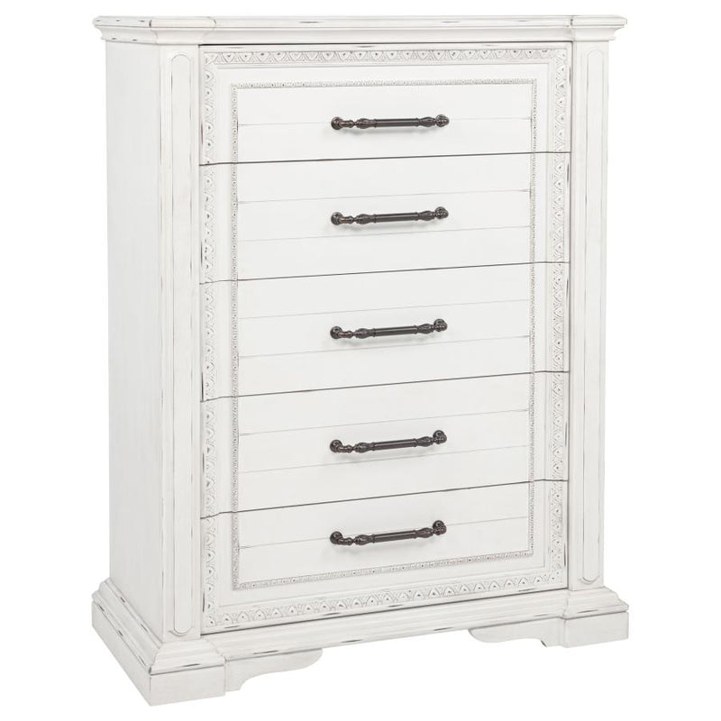 McKinney 5-piece Queen Bedroom Set Vintage White-zoom-