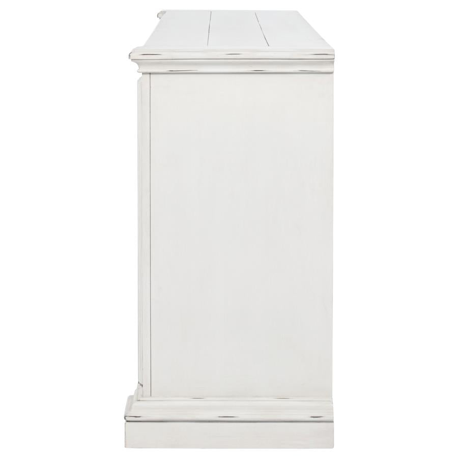 McKinney 6-drawer Bedroom Dresser Cabinet Vintage White-zoom-5