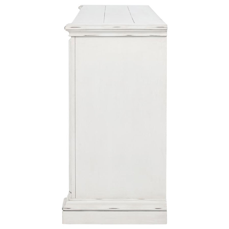 McKinney 6-drawer Bedroom Dresser Cabinet Vintage White-zoom-
