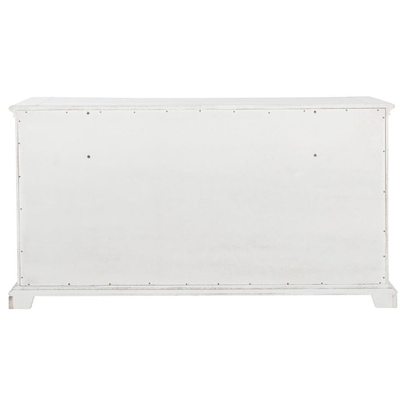 McKinney 6-drawer Bedroom Dresser Cabinet Vintage White-zoom-