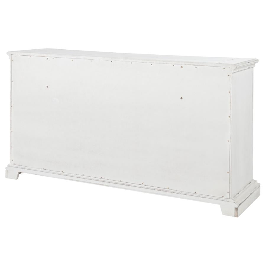 McKinney 6-drawer Bedroom Dresser Cabinet Vintage White-8