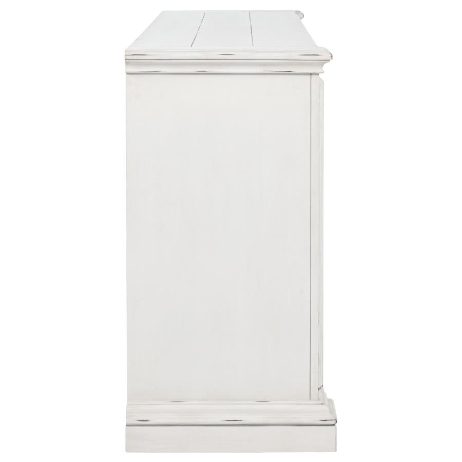 McKinney 6-drawer Bedroom Dresser Cabinet Vintage White-9