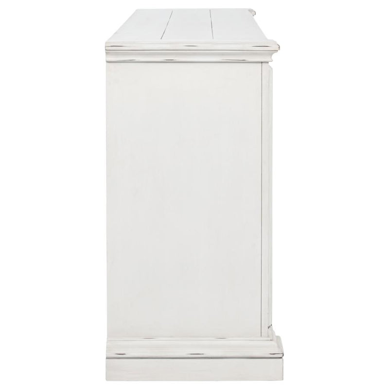 McKinney 6-drawer Bedroom Dresser Cabinet Vintage White-zoom-