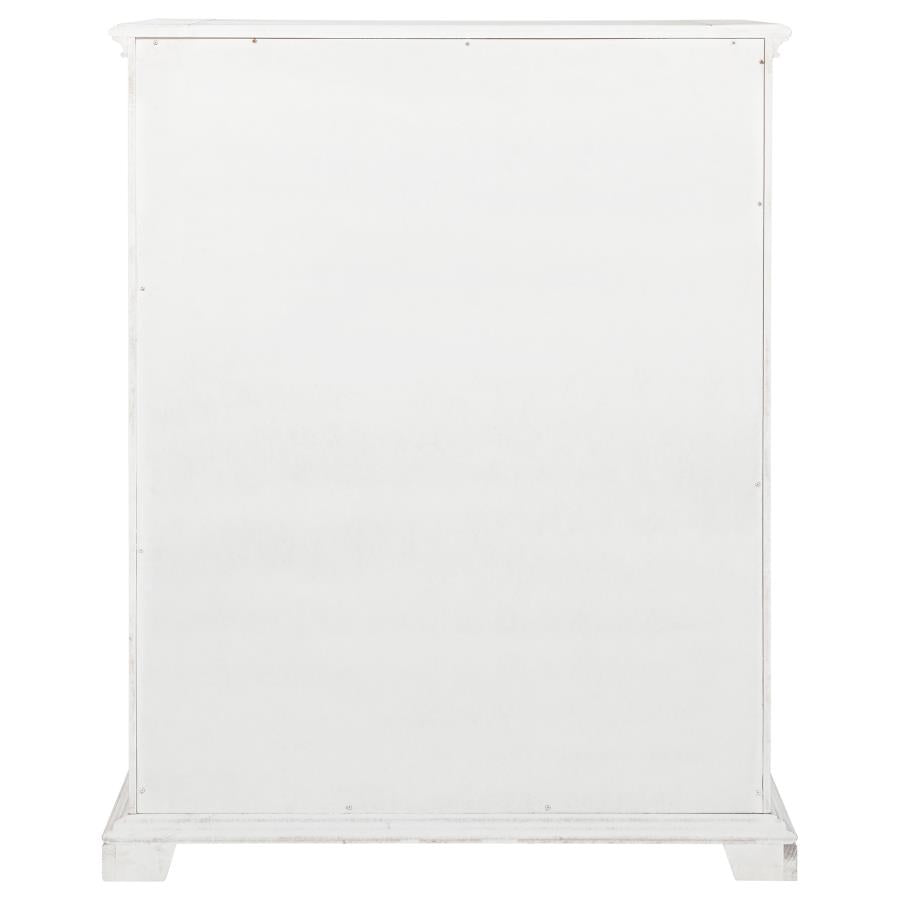 McKinney 5-drawer Bedroom Chest of Drawers Vintage White-7