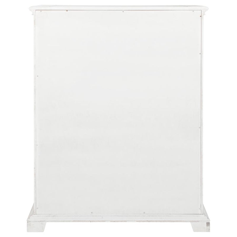 McKinney 5-drawer Bedroom Chest of Drawers Vintage White-zoom-