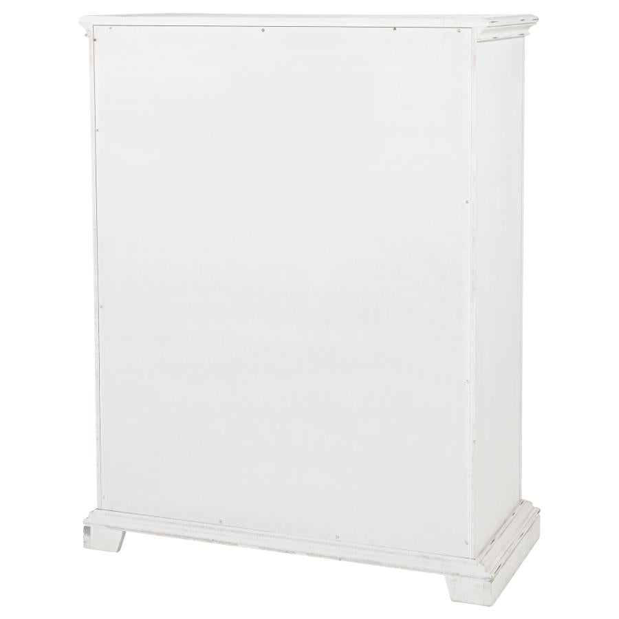 McKinney 5-drawer Bedroom Chest of Drawers Vintage White-zoom-8