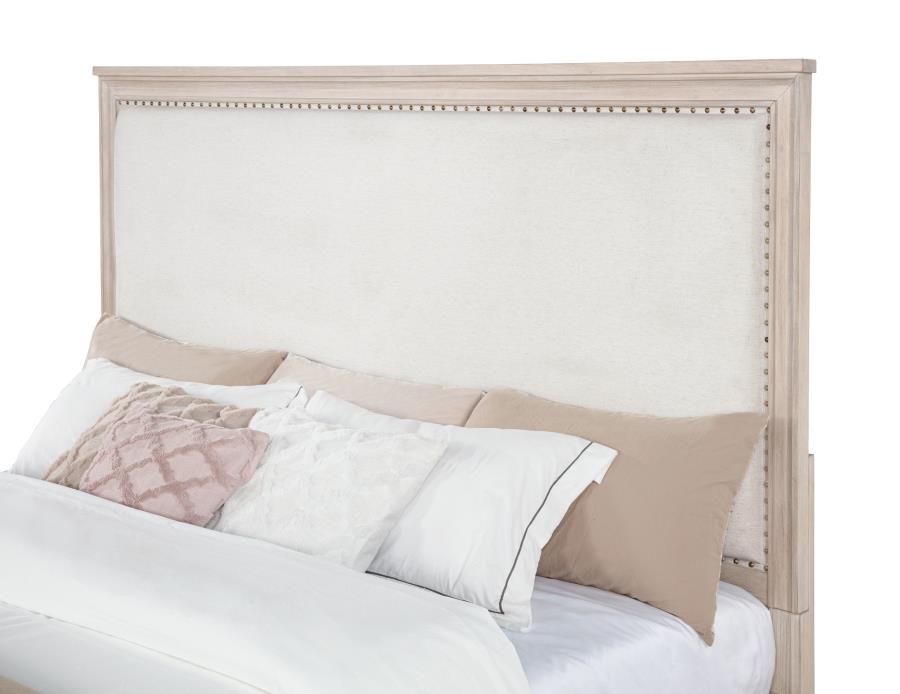 Pembroke 66-inch Eastern King Panel Bed Washed Oak-7