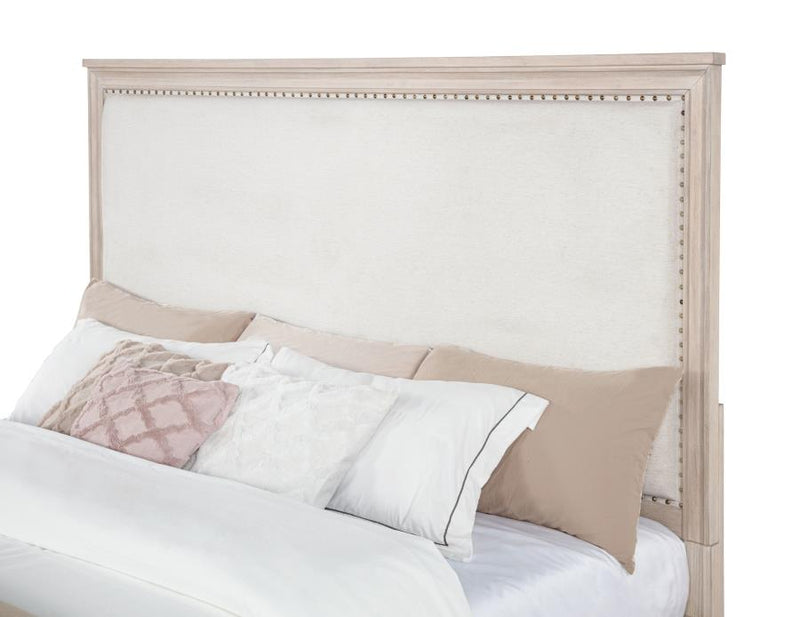 Pembroke 66-inch Eastern King Panel Bed Washed Oak-zoom-