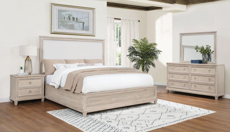 Pembroke 4-piece Queen Bedroom Set Washed Oak-zoom-