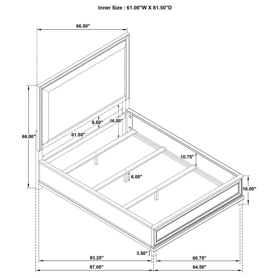 Pembroke 5-piece Queen Bedroom Set Washed Oak-zoom-16