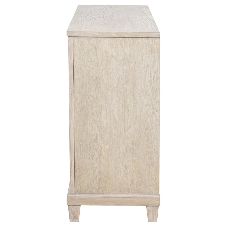 Pembroke 6-drawer Bedroom Dresser Cabinet Washed Oak-zoom-5