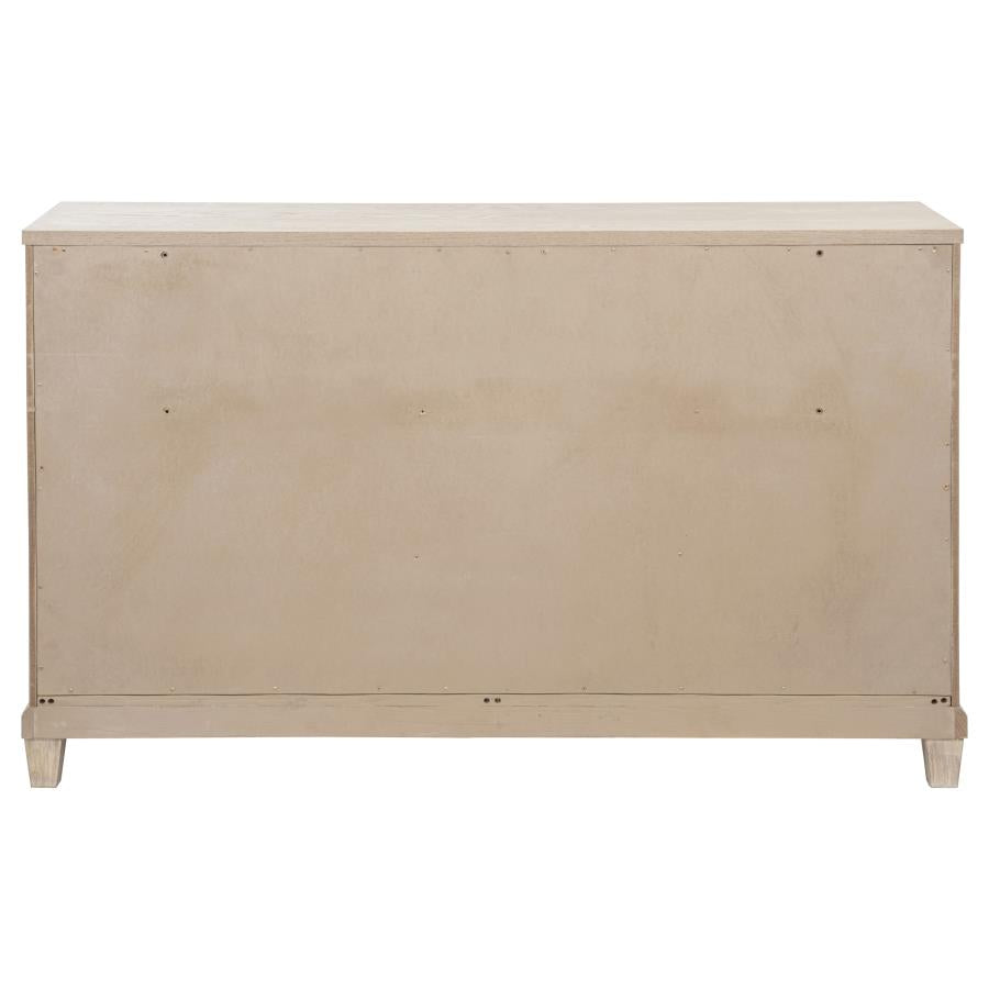Pembroke 6-drawer Bedroom Dresser Cabinet Washed Oak-7