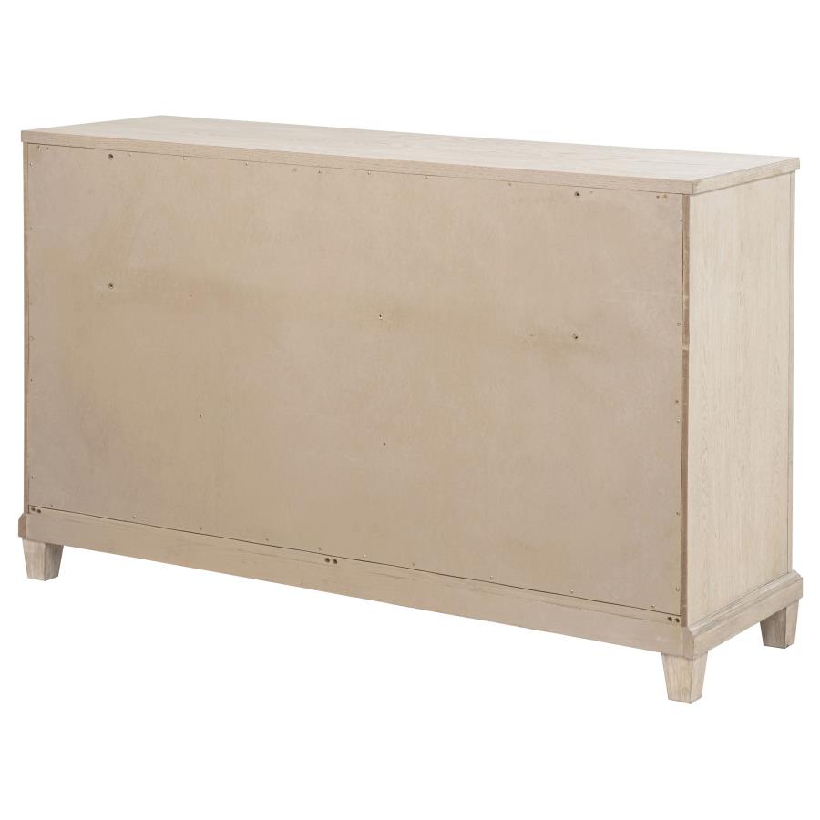 Pembroke 6-drawer Bedroom Dresser Cabinet Washed Oak-zoom-8