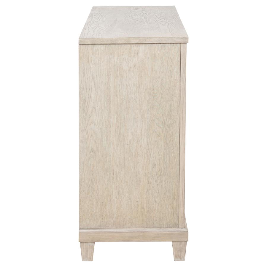 Pembroke 6-drawer Bedroom Dresser Cabinet Washed Oak-zoom-9
