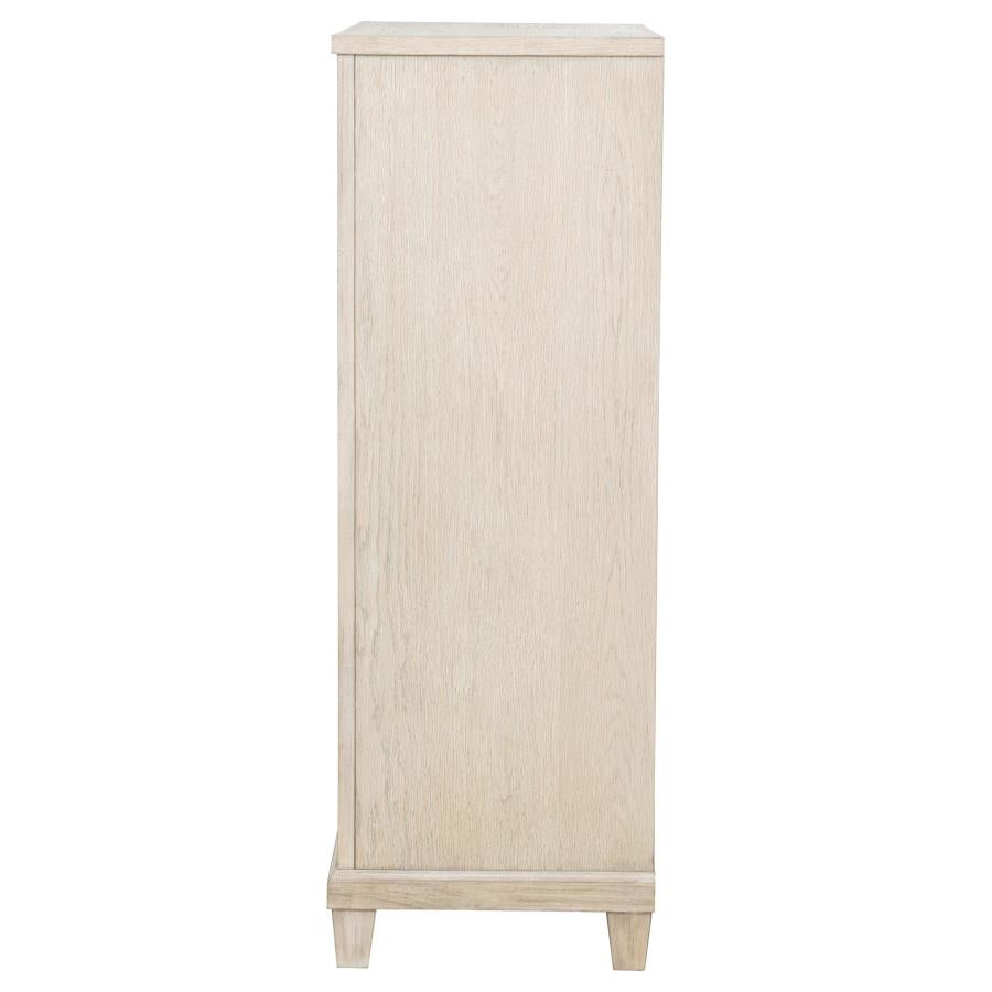 Pembroke 5-drawer Chest of Drawers Washed Oak-zoom-5