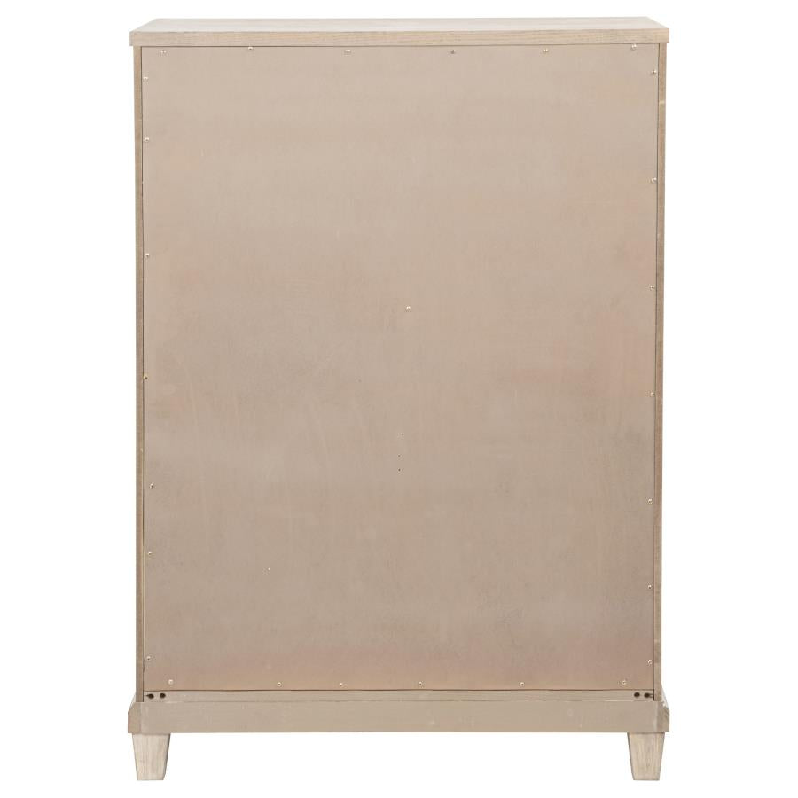 Pembroke 5-drawer Chest of Drawers Washed Oak-zoom-7