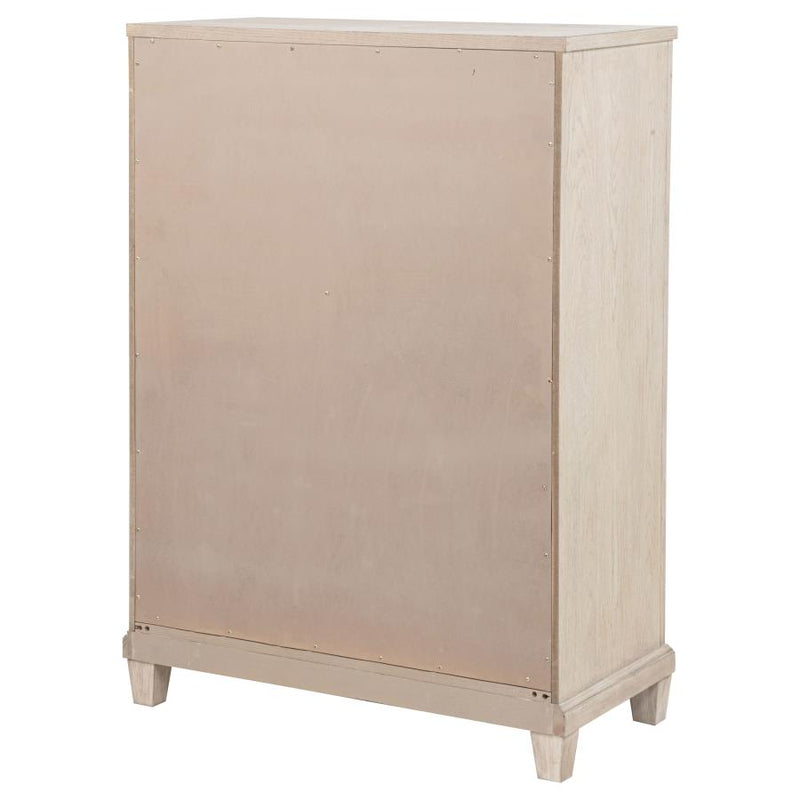 Pembroke 5-drawer Chest of Drawers Washed Oak-zoom-