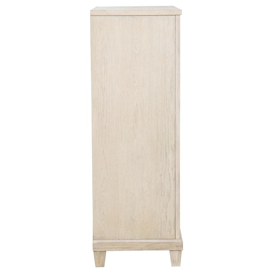 Pembroke 5-drawer Chest of Drawers Washed Oak-9