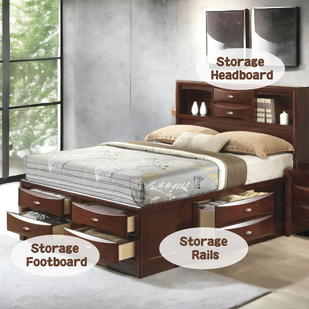 ACME Ireland Storage Bed – view 50 – Lusso Furniture Miami