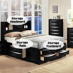 ACME Ireland Storage Bed – view 16 – Lusso Furniture Miami