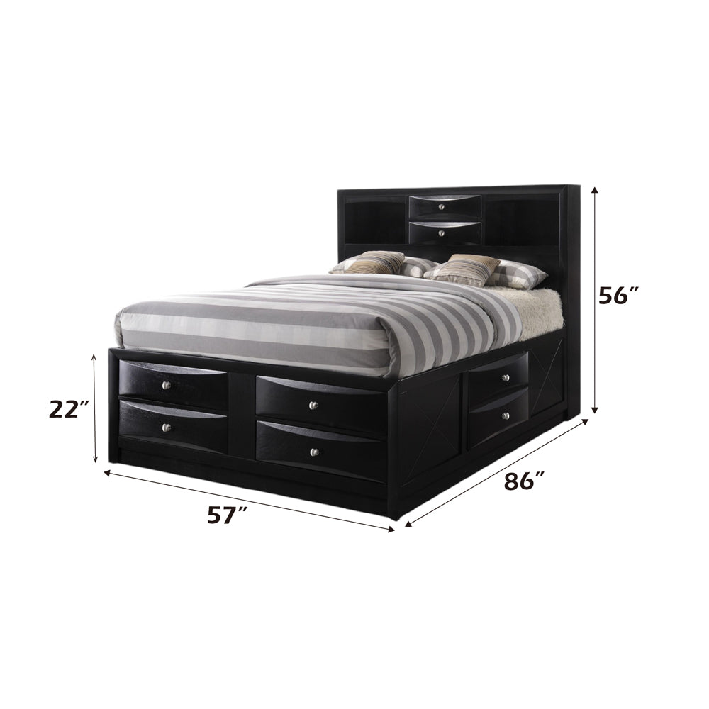ACME Ireland Storage Bed – top view – Lusso Furniture Miami