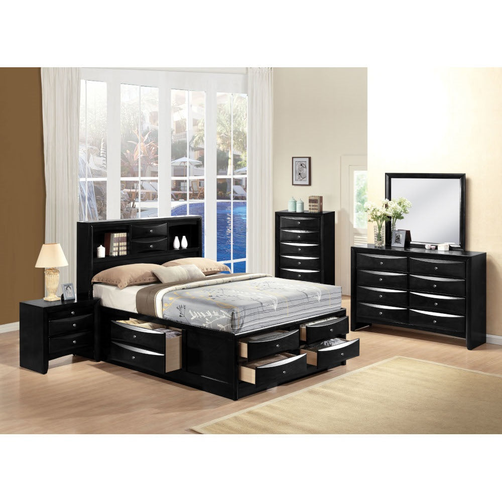 ACME Ireland Storage Bed – back view – Lusso Furniture Miami