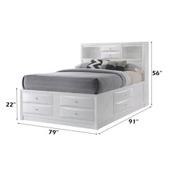 ACME Ireland Storage Bed – view 72 – Lusso Furniture Miami