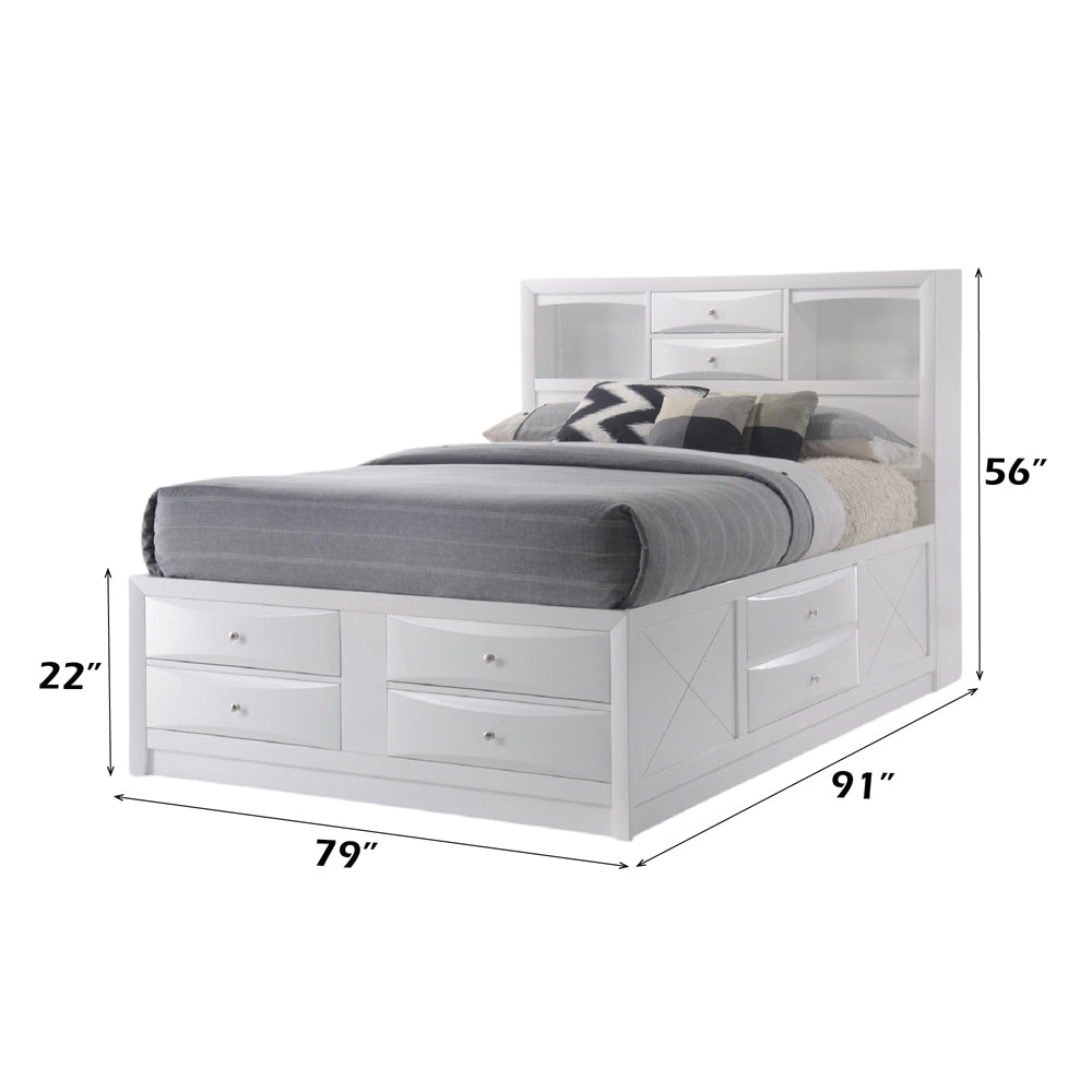 ACME Ireland Storage Bed – view 72 – Lusso Furniture Miami