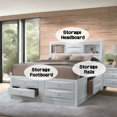 ACME Ireland Storage Bed – view 73 – Lusso Furniture Miami