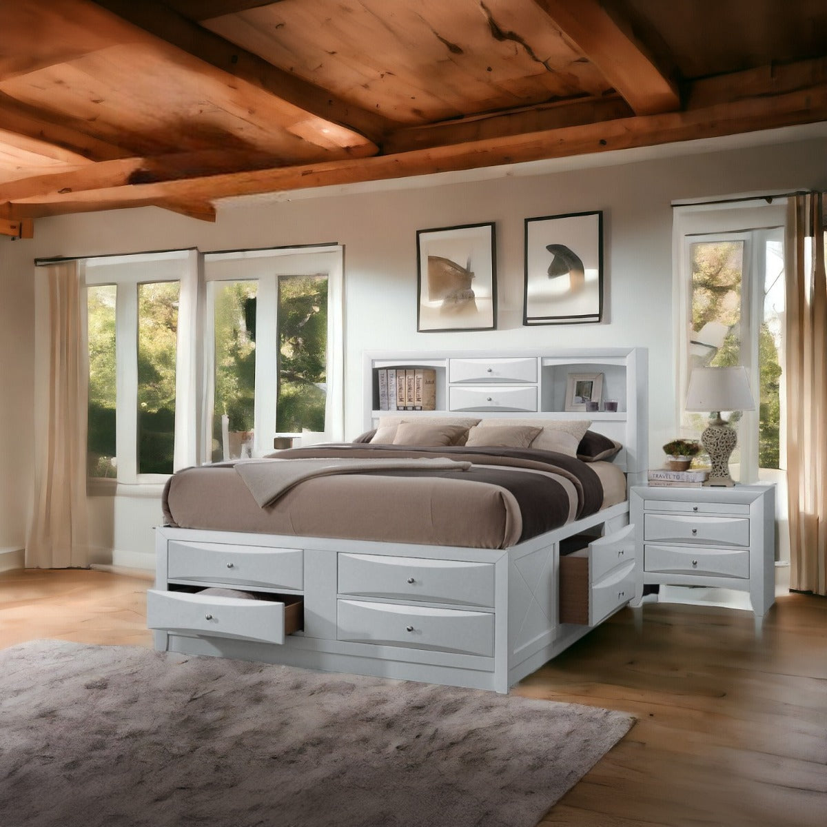 ACME Ireland Storage Bed – view 35 – Lusso Furniture Miami