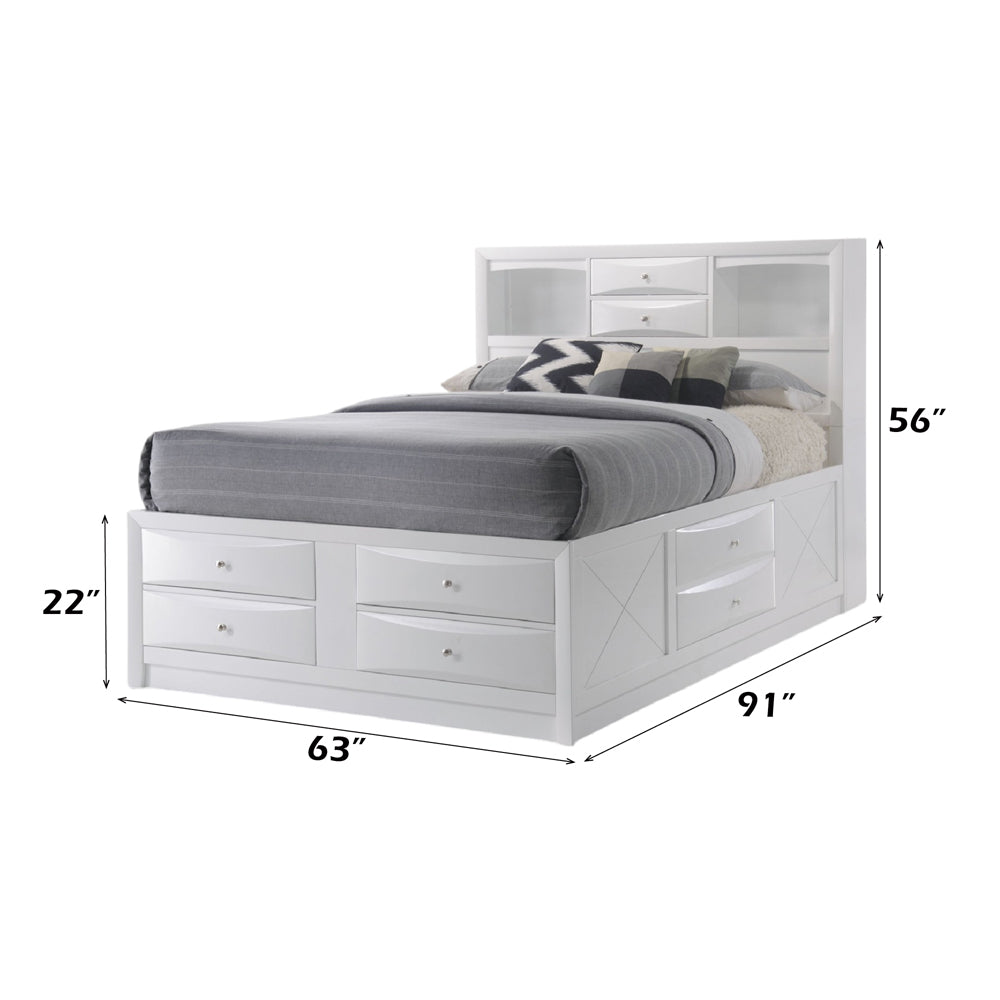 ACME Ireland Storage Bed – view 39 – Lusso Furniture Miami