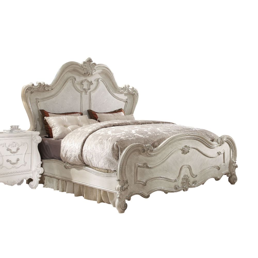 ACME Versailles Bed – angle view – Lusso Furniture Miami
