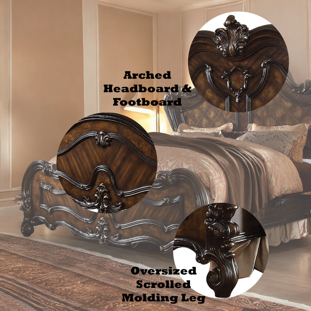 ACME Versailles Bed – top view – Lusso Furniture Miami
