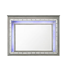 ACME Antares LED Mirror – angle view – Lusso Furniture Miami