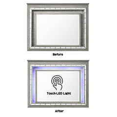 ACME Antares LED Mirror – back view – Lusso Furniture Miami