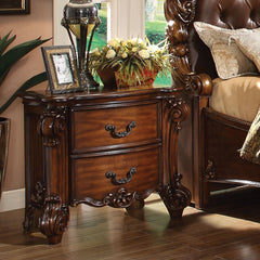 ACME Vendome Nightstand – finish detail – Lusso Furniture Miami