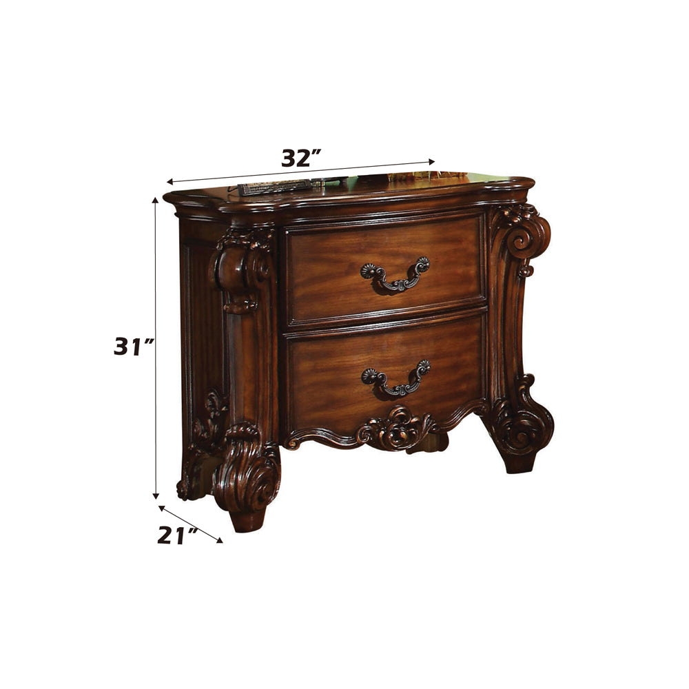 ACME Vendome Nightstand – view 13 – Lusso Furniture Miami